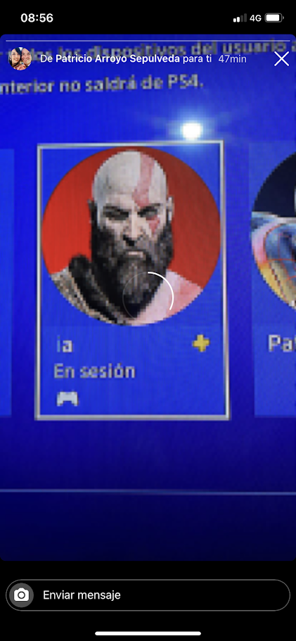 Foto enviada por un cliente de Mister Digital: sesión de PlayStation
